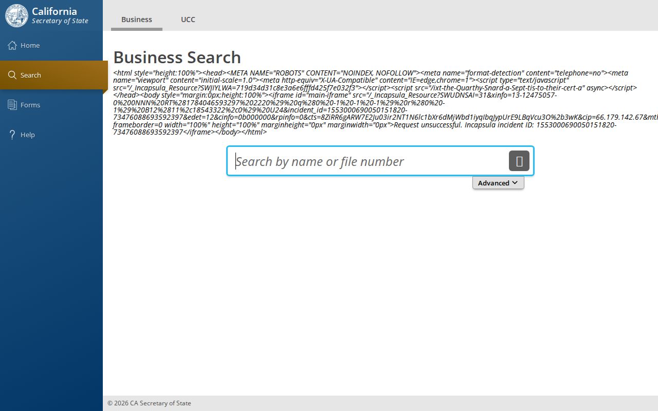 Santa Clara County people search California business filings
